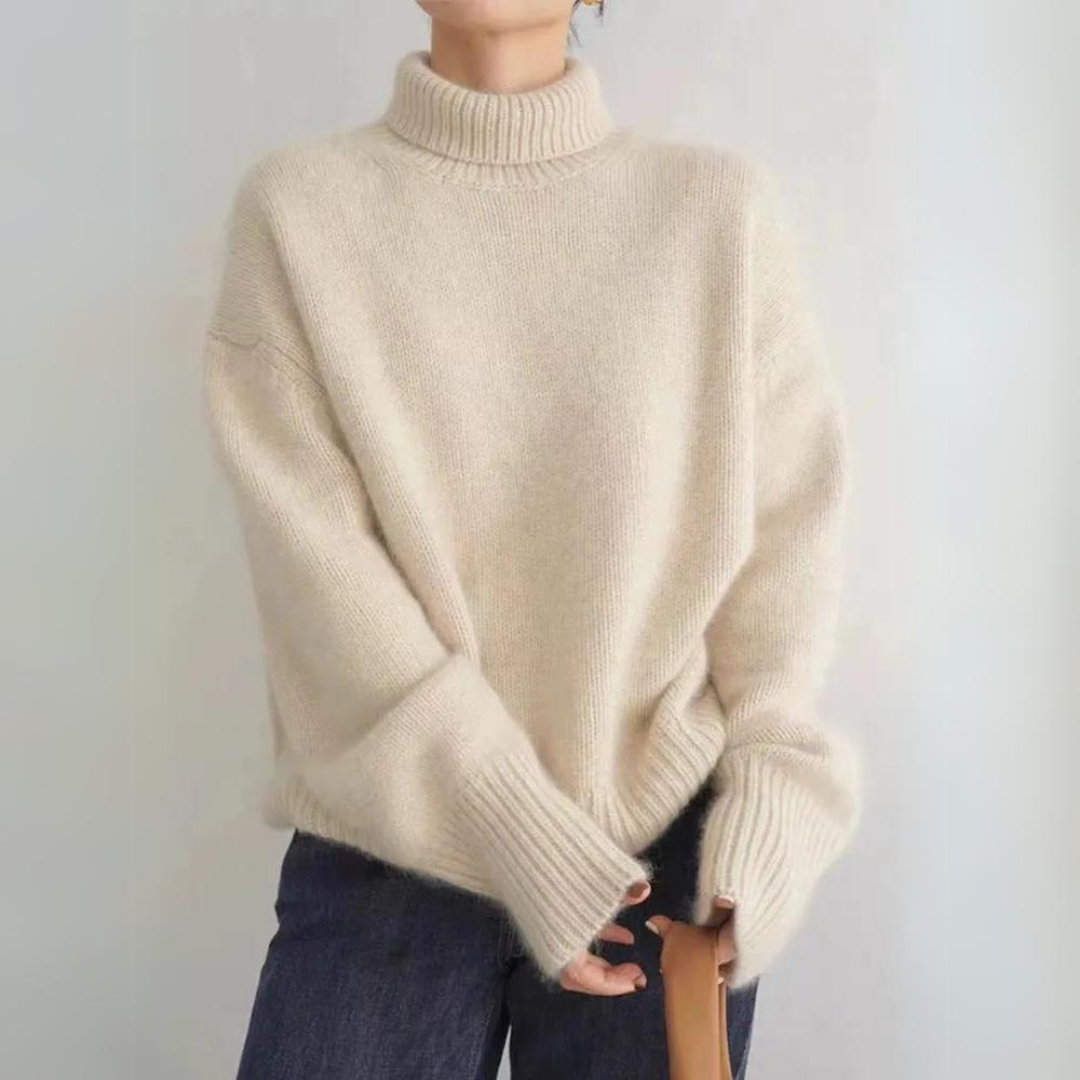 Elvira™ – Comfortable, Soft Knit Turtleneck Sweater