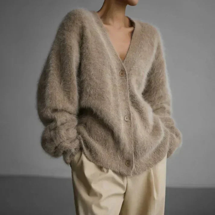 Perry™ - Oversized knitted sweater with cashmere look