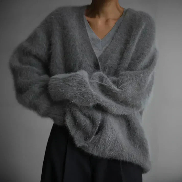 Perry™ - Oversized knitted sweater with cashmere look