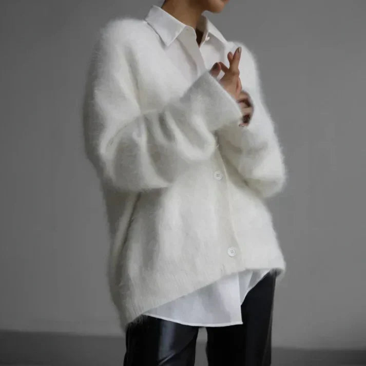 Perry™ - Oversized knitted sweater with cashmere look