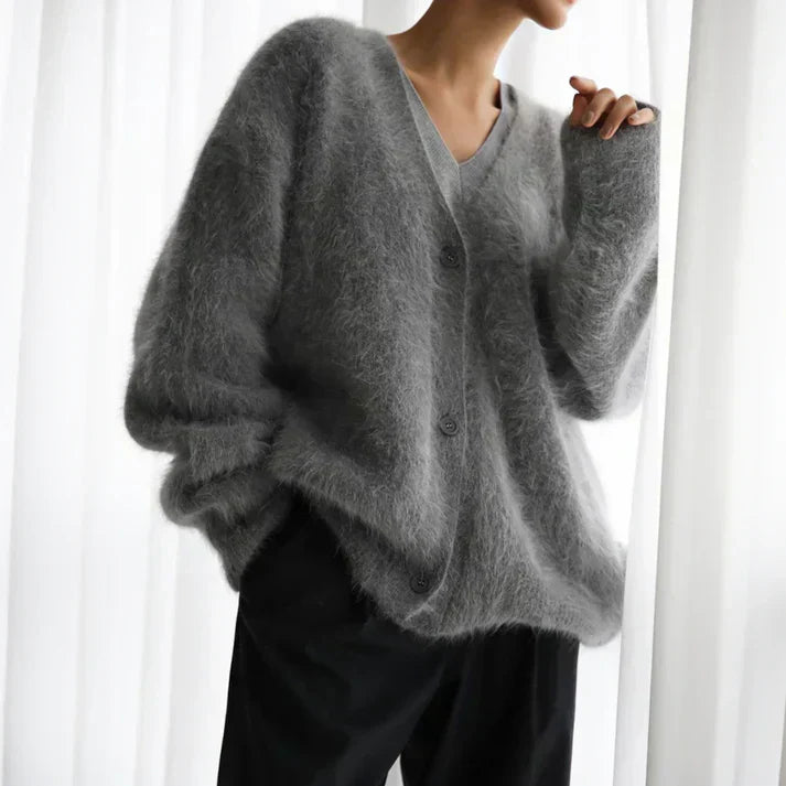 Perry™ - Oversized knitted sweater with cashmere look